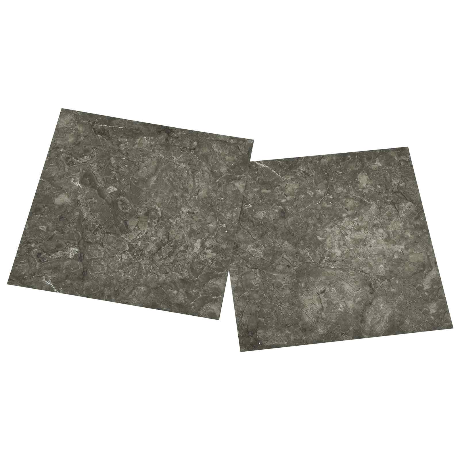 vidaXL Flooring Planks Gray and White 5.11 m² 55 pcs PVC 4