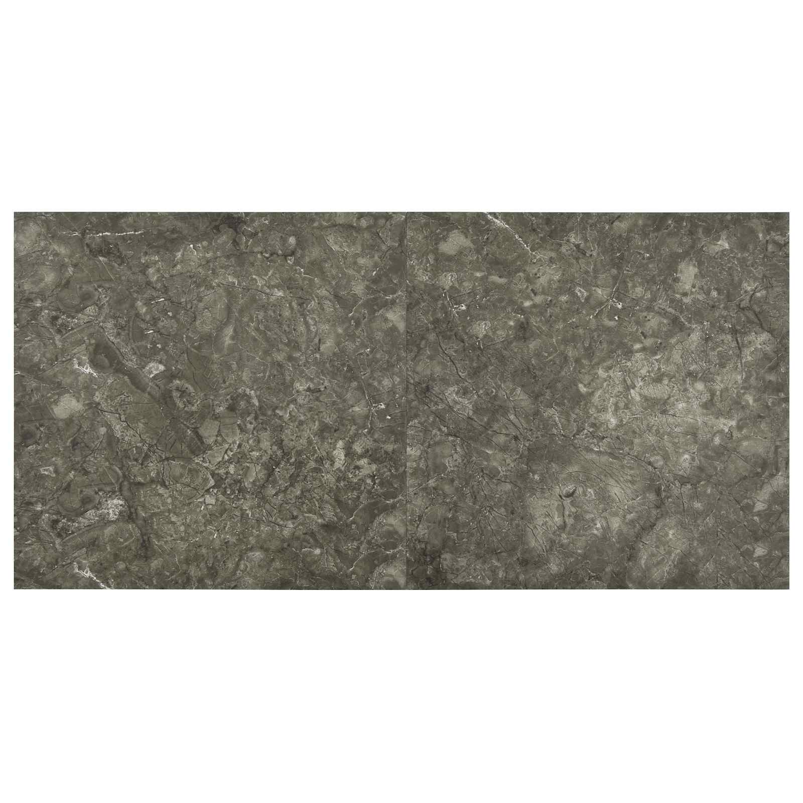 vidaXL Flooring Planks Gray and White 5.11 m² 55 pcs PVC 5