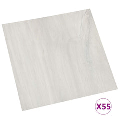 vidaXL Flooring Planks Cream 5.11 m² 55 pcs PVC 3