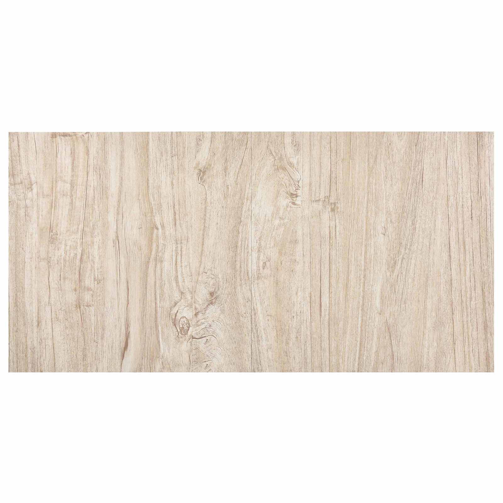 vidaXL Flooring Planks White and Wood Color 5.11 m² 55 pcs PVC 5