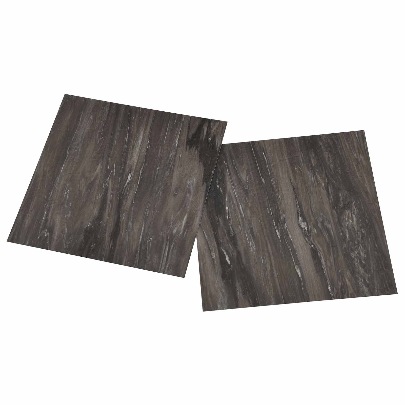 vidaXL Flooring Planks Dark Grey 5.11 m² 55 pcs PVC 4