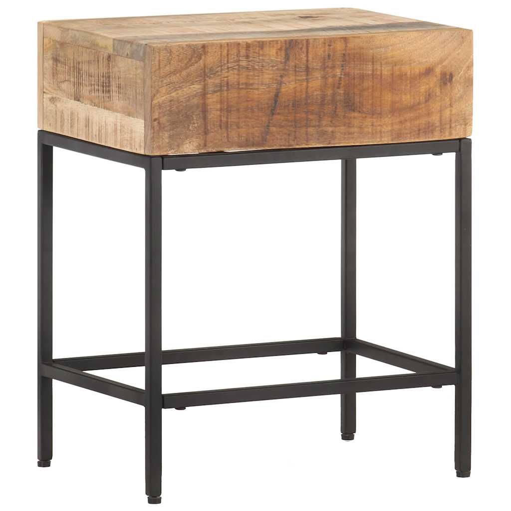 vidaXL Side Table | Brown | Solid rough mango wood | Small | Durable 1