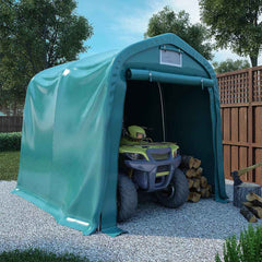 Garage Tent PVC 1,6x2,4 m Green 1.6 m