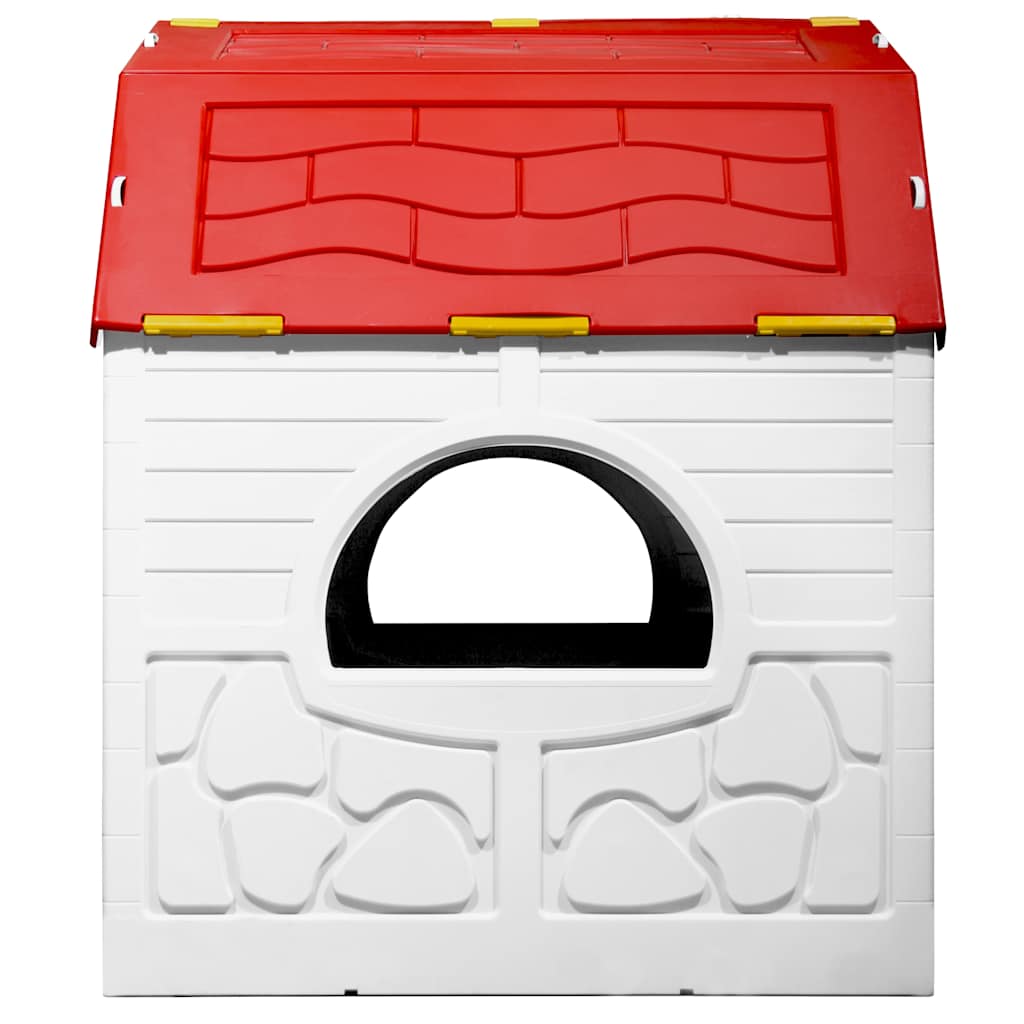 92577 vidaXL Kids Foldable Playhouse with Working Door and Windows 4
