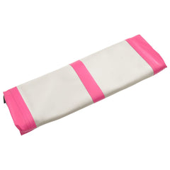 Inflatable Gymnastics Mat with Pump PVC Depth 100 cm Height 15 cm Pink 400 cm