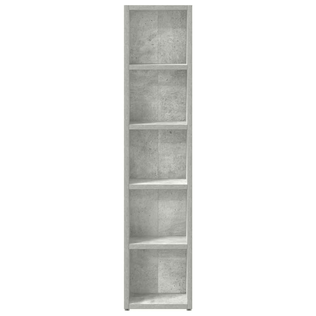 vidaXL CD Cabinet | Set of 2 | Concrete Grey | Engineered Wood 5