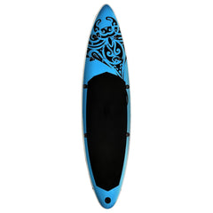 92737 vidaXL Inflatable Stand Up Paddleboard Set 305x76x15 cm Blue 3