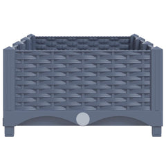 310399 vidaXL Raised Bed 120x40x23 cm Polypropylene 4