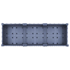 310399 vidaXL Raised Bed 120x40x23 cm Polypropylene 5