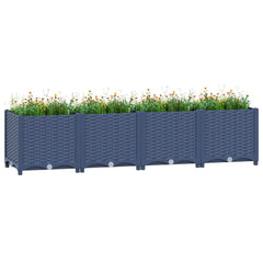 310404 vidaXL Raised Bed 160x40x38 cm Polypropylene 1