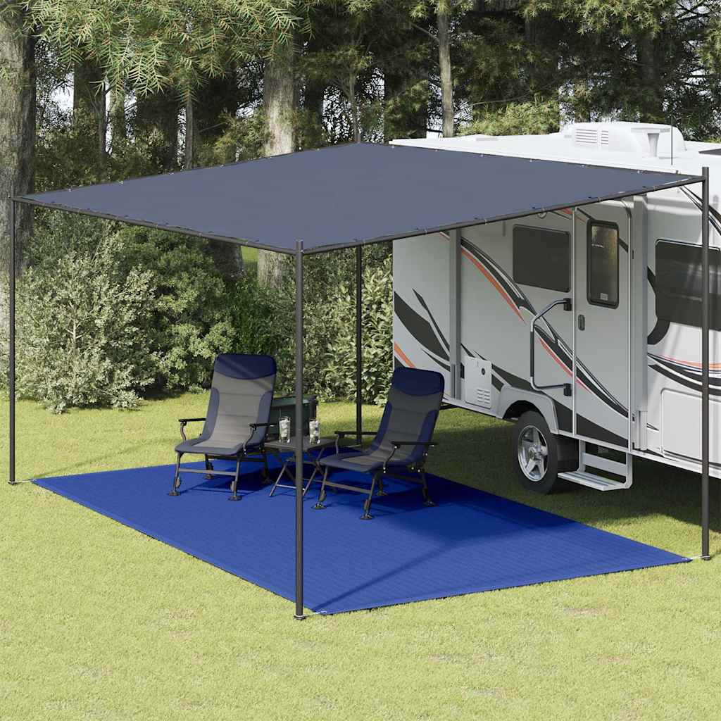 vidaXL Tent Carpet 300x500 cm Blue HDPE 1