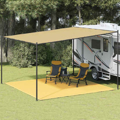 vidaXL Tent Carpet 400x400 cm Beige 1