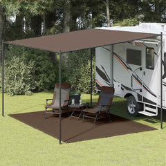 vidaXL Tent Carpet 300x400 cm Brown 1