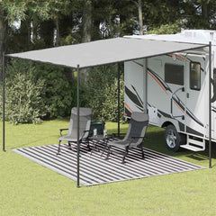 vidaXL Tent Carpet 300x400 cm Anthracite and White 1