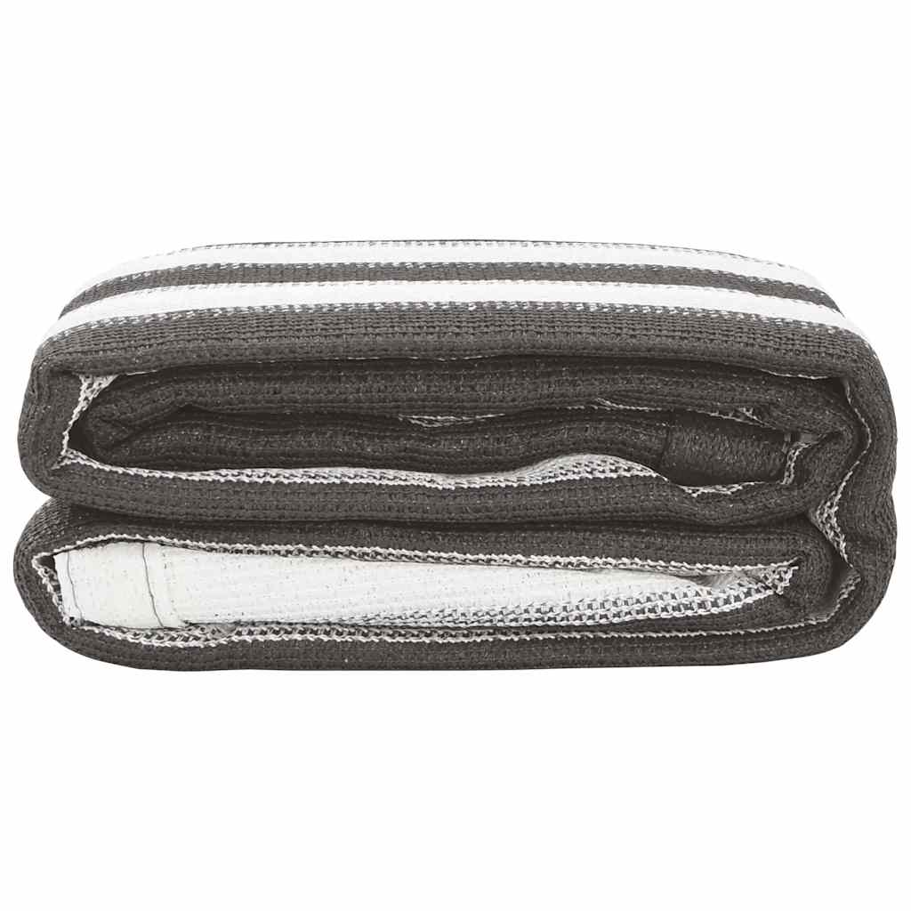 vidaXL Tent Carpet 300x500 cm Anthracite and White 3