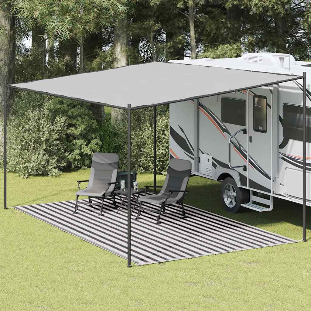 vidaXL Tent Carpet 300x500 cm Anthracite and White 1