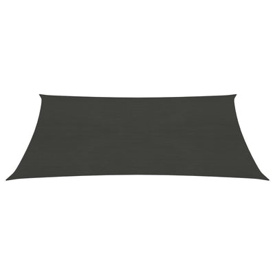 Sunshade Sail 160 g/m² Anthracite 3.5x4.5 m HDPE