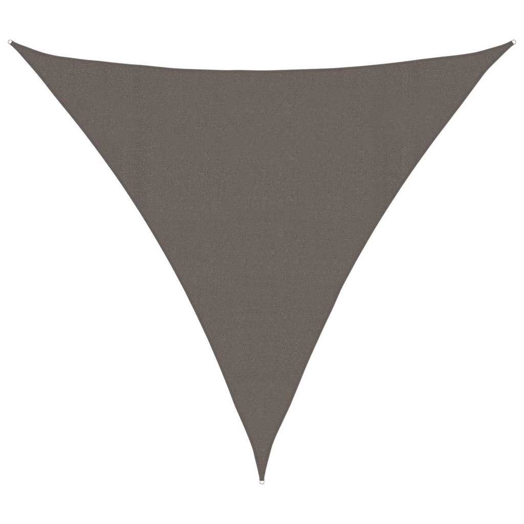 311093 vidaXL Sunshade Sail 160 g/m² Anthracite 4x4x4 m HDPE 2