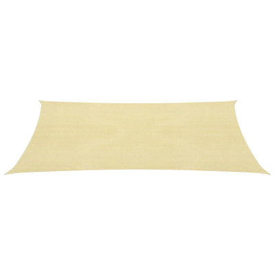 Sunshade Sail 160 g/m² Beige 2.5x4.5 m HDPE