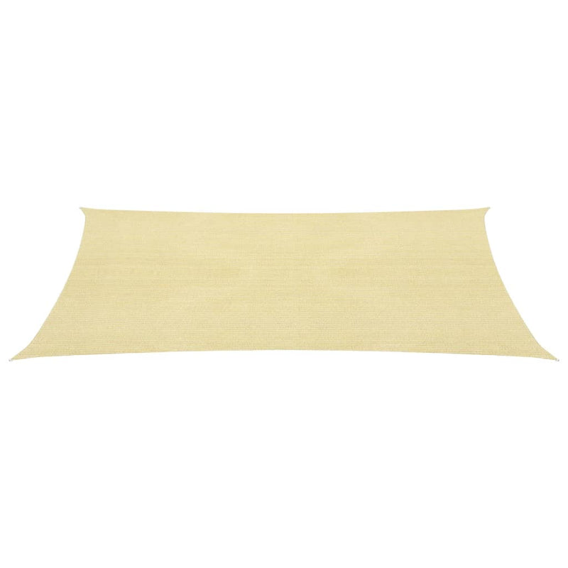 Sunshade Sail 160 g/m² Beige 2.5x4.5 m HDPE