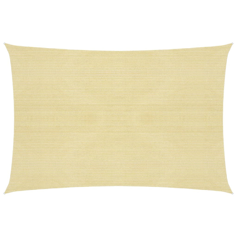 Sunshade Sail 160 g/m² Beige 4x7 m HDPE