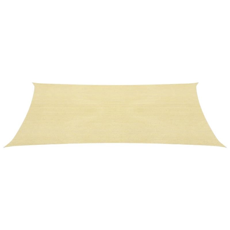 Sunshade Sail 160 g/m² Beige 4x7 m HDPE