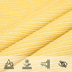 vidaXL Sunshade Sail 160 g/m² Beige 6x8 m HDPE 5