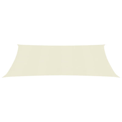 Sunshade Sail 160 g/m² Cream 6x8 m HDPE