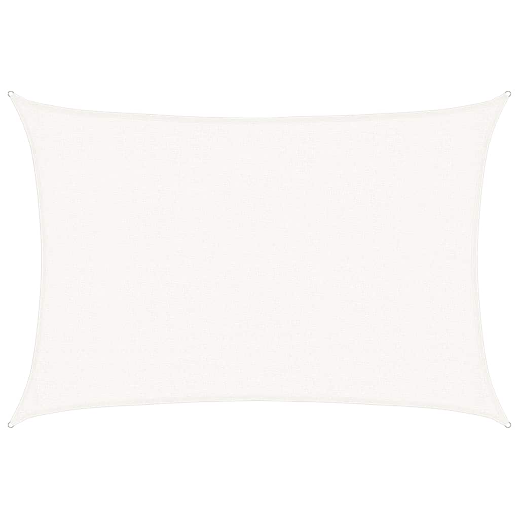 vidaXL Sunshade Sail 160 g/m² White 2.5x3.5 m HDPE 2