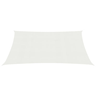 Sunshade Sail 160 g/m² White 4x5 m HDPE