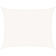 vidaXL Sunshade Sail 160 g/m² White 6x7 m HDPE 2