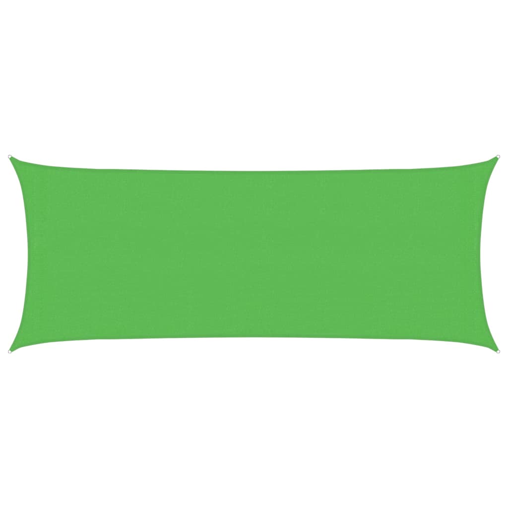 Sunshade Sail 160 g/m² Light Green HDPE, image 2