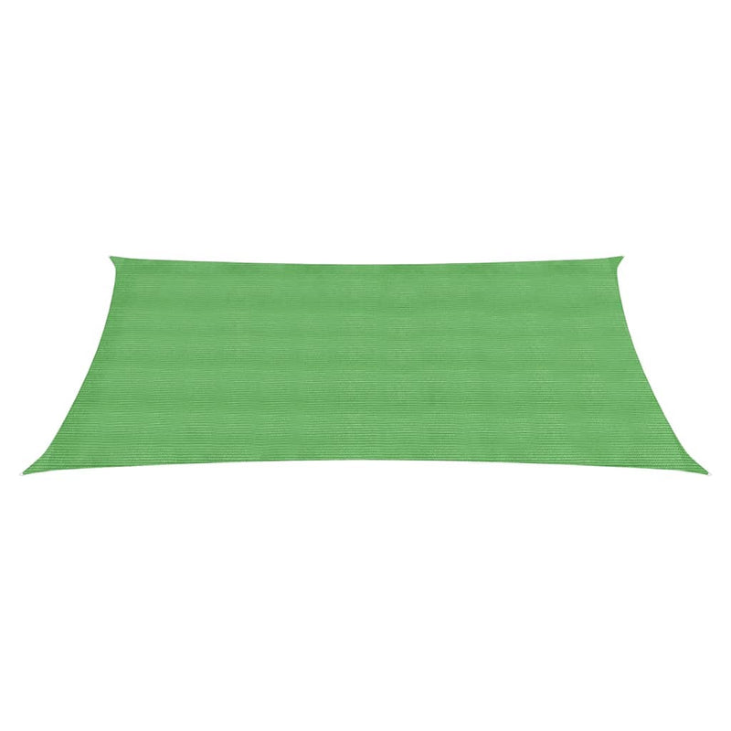 Sunshade Sail 160 g/m² Light Green 2.5x4 m HDPE