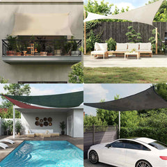 vidaXL Sunshade Sail 160 g/m² Light Green 5x6 m HDPE 1