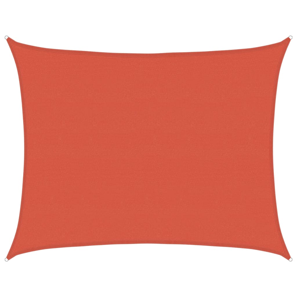 vidaXL Sunshade Sail 160 g/m² Terracotta 6x8 m HDPE 2