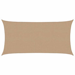 vidaXL Sunshade Sail 160 g/m² Taupe 2.5x4.5 m HDPE 2
