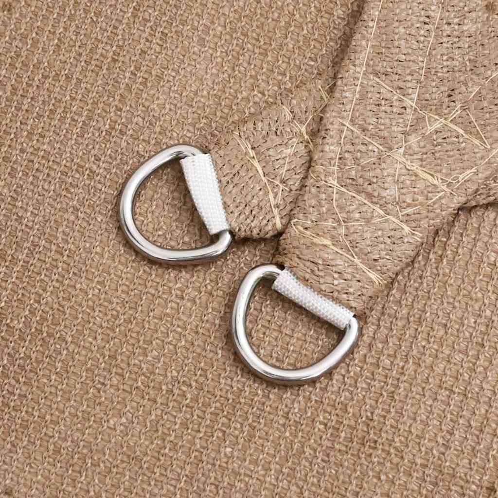 vidaXL Sunshade Sail 160 g/m² Taupe 2.5x4.5 m HDPE 5