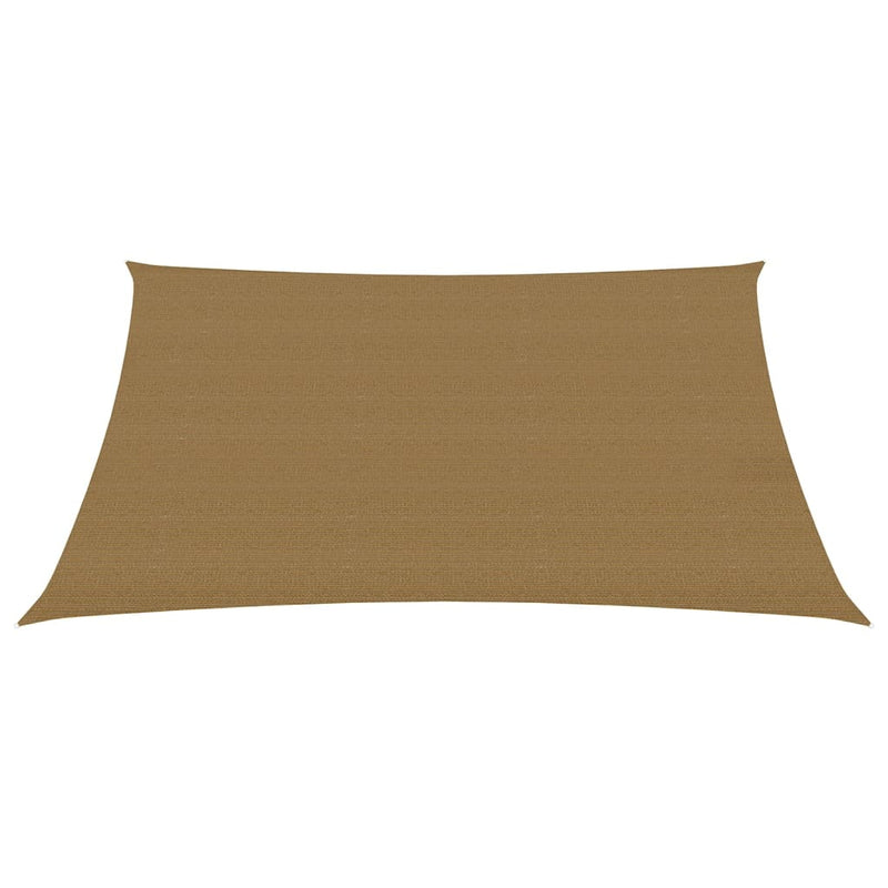 Sunshade Sail 160 g/m² Taupe 3.5x4.5 m HDPE