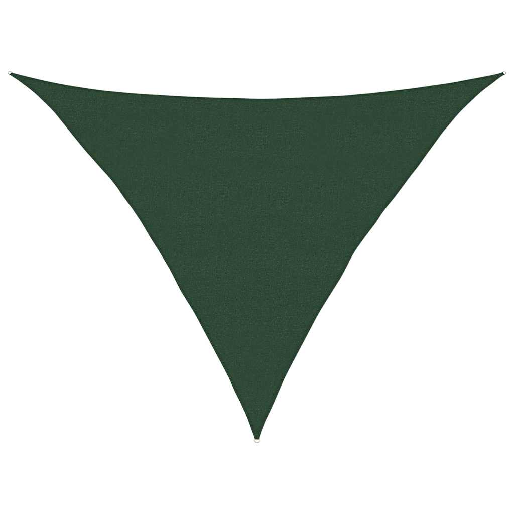 vidaXL Sun Sail | Dark Green | High-Density Polyethylene (HDPE) | 5x5x6 meters 2