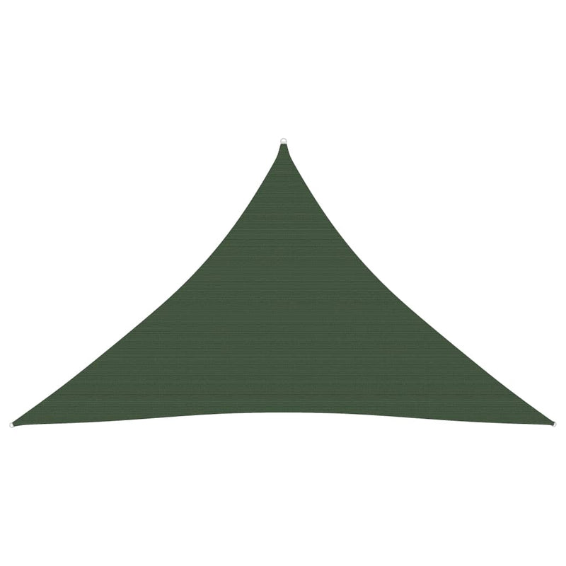 Sunshade Sail 160 g/m² Dark Green 5x5x6 m HDPE