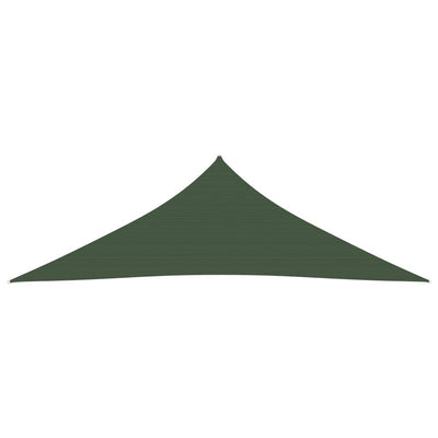 Sunshade Sail 160 g/m² Dark Green 5x5x6 m HDPE