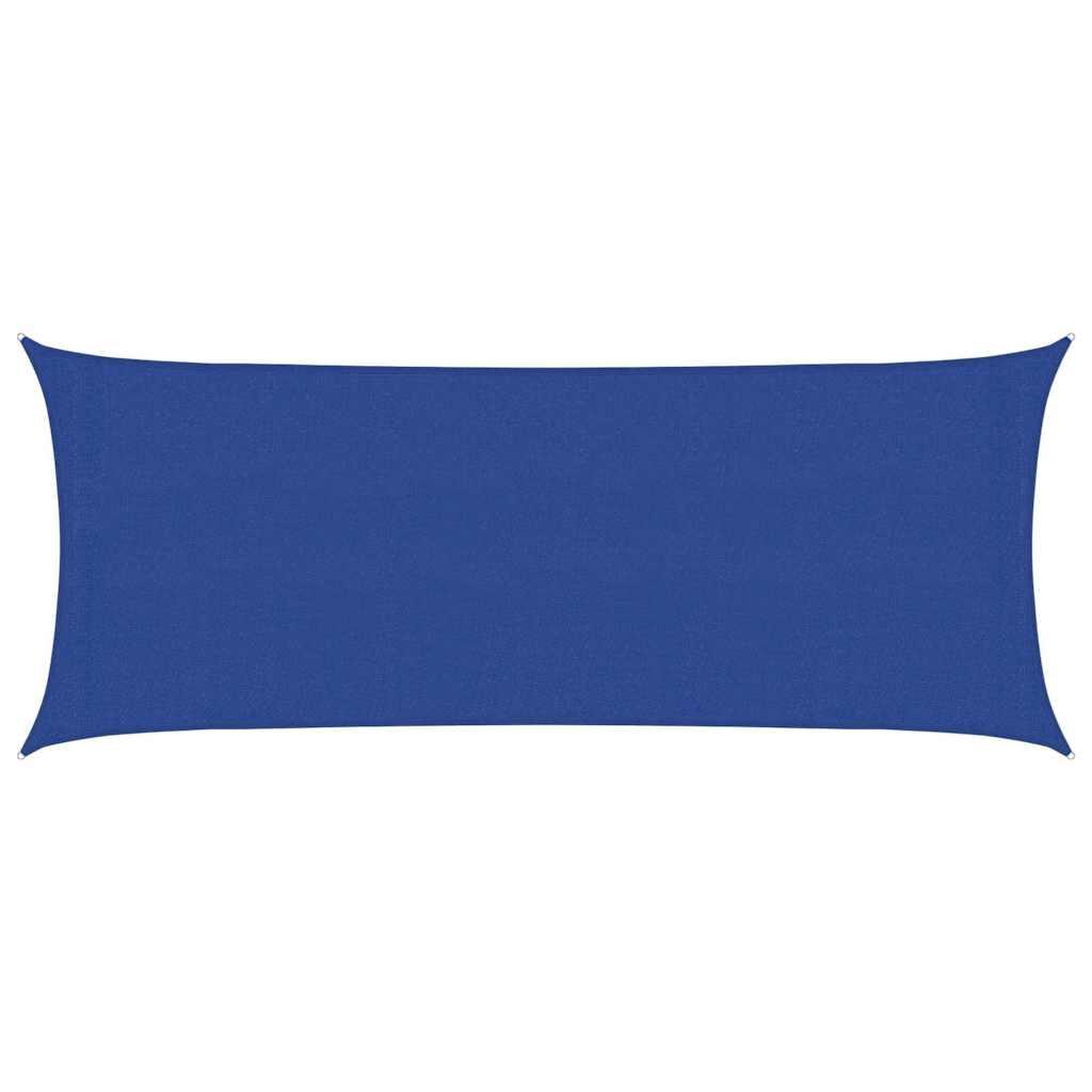 vidaXL Sunshade Sail 160 g/m² Blue 2x5 m HDPE 2