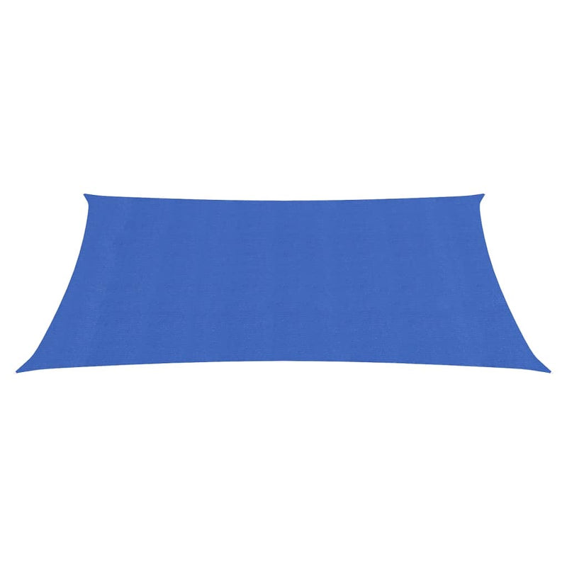 Sunshade Sail 160 g/m² Blue 2.5x4 m HDPE