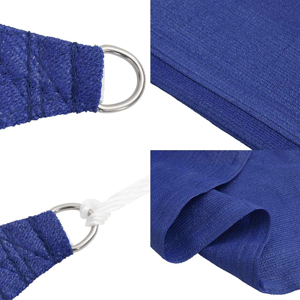 vidaXL Sunshade Sail 160 g/m² Rectangular Blue 3.5x5 m HDPE 6
