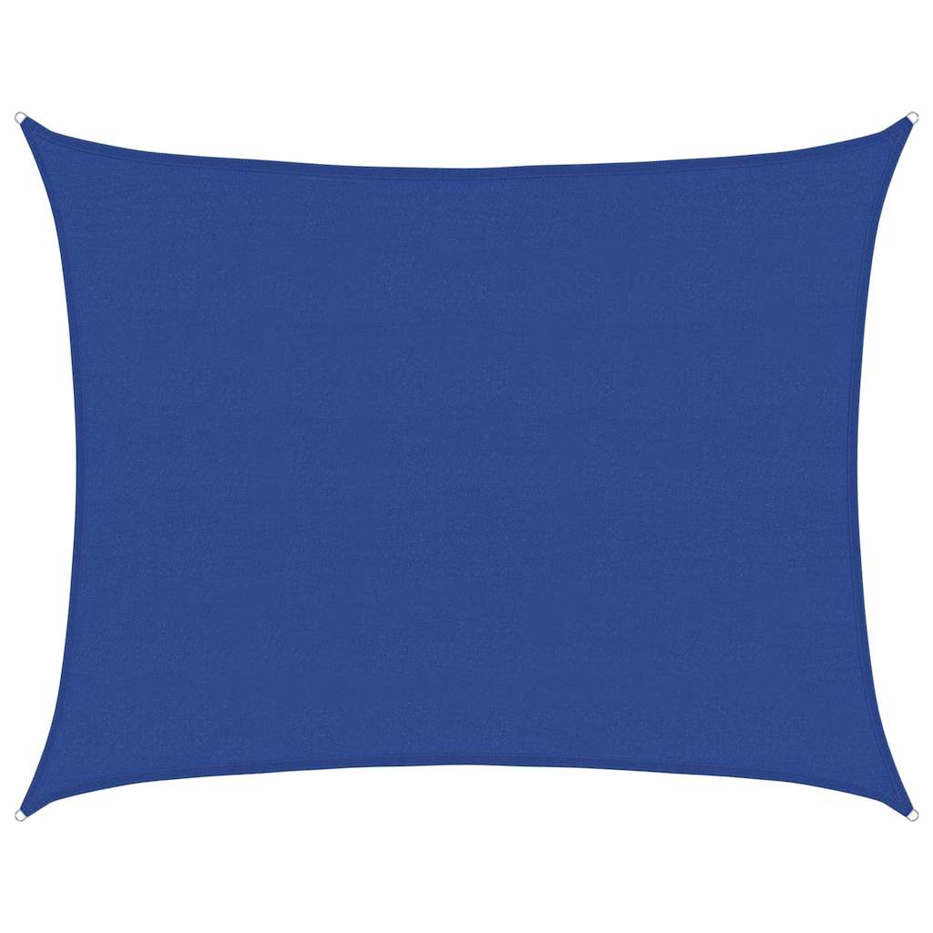 Sunshade Sail 160 g/m² 6x7 m HDPE Width 6 m Drop 7 m Blue