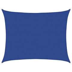 Sunshade Sail 160 g/m² 6x7 m HDPE Width 6 m Drop 7 m Blue