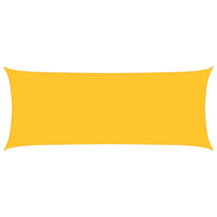 vidaXL Sunshade Sail 160 g/m² Yellow 2x5 m HDPE 2