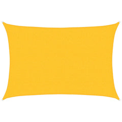 vidaXL Sunshade Sail 160 g/m² Yellow 2.5x4 m HDPE 2