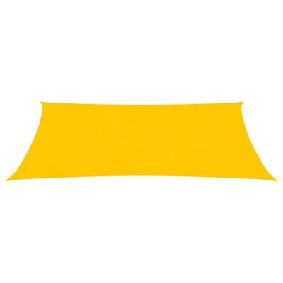 Sunshade Sail 160 g/m² Yellow 2.5x4 m HDPE