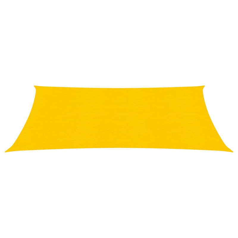 Sunshade Sail 160 g/m² Yellow 2.5x4 m HDPE